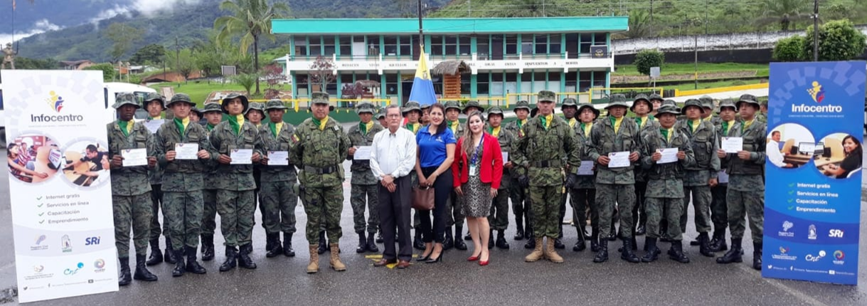 Entrega de certificados al Batallón de Selva 62 en Zamora Chinchipe